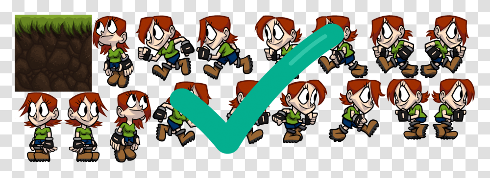 Run Sprite Sheet, Crowd, Costume Transparent Png