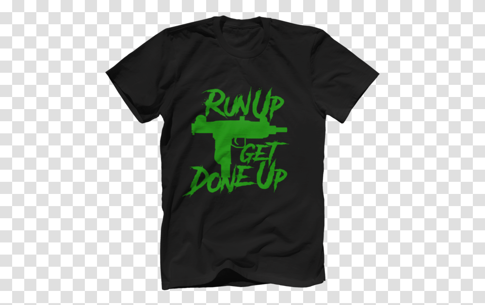 Run Up Uzi Active Shirt, Apparel, T-Shirt Transparent Png