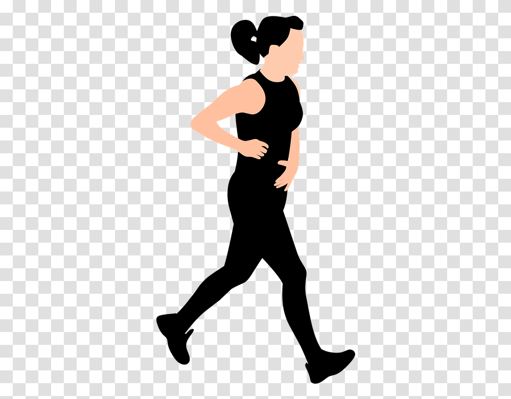 Run Woman Runner Running Woman Illustrations, Person, Female, Arm, Hand Transparent Png