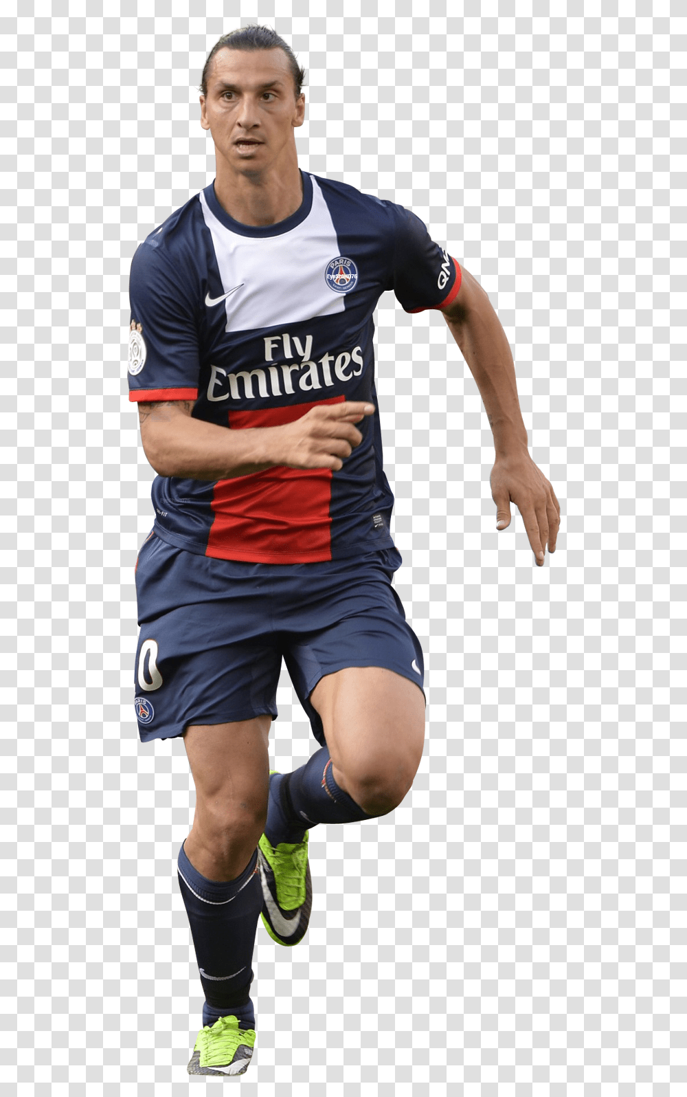Run Zlatan Ibrahimovic Football Player, Person, Shorts, Clothing, Sport Transparent Png
