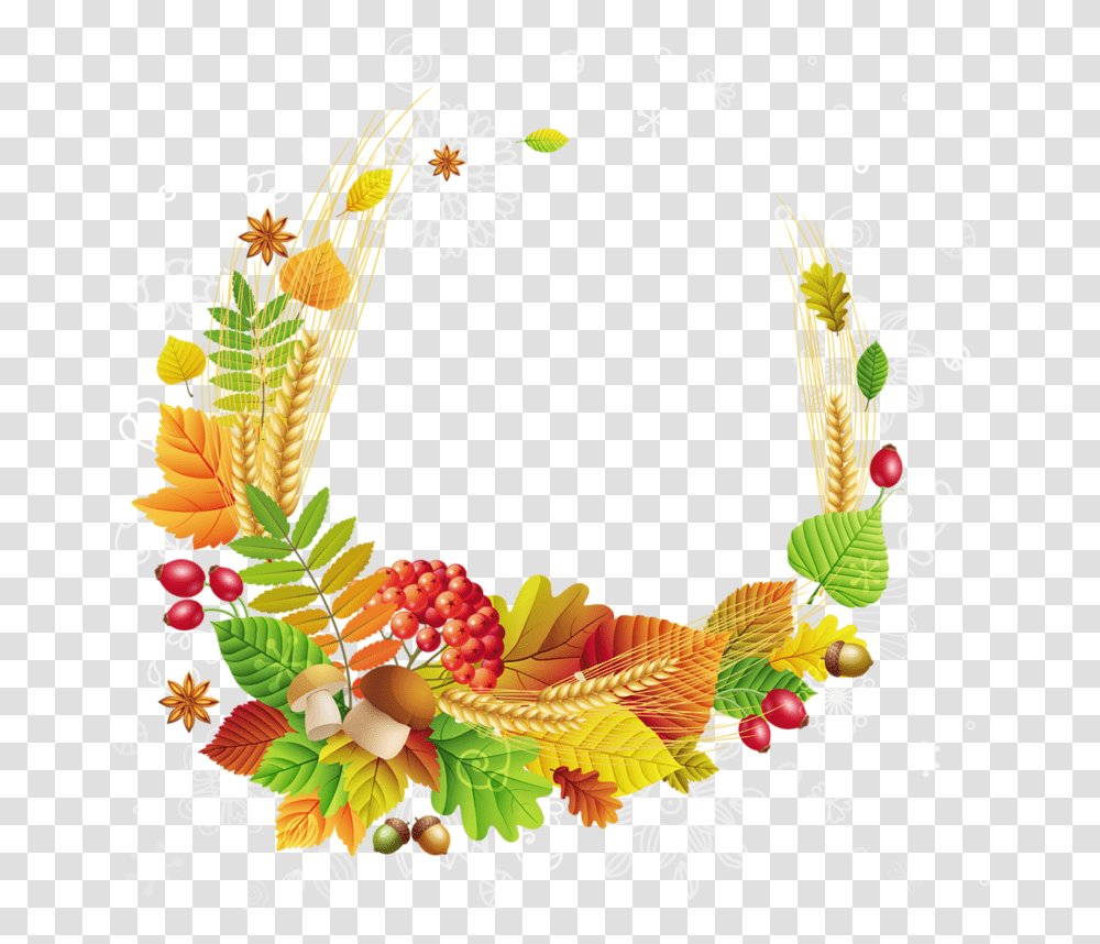 Rune Casting Fall Clip Art New School Year Autumn Border Harvest Clipart, Plant, Floral Design, Pattern Transparent Png