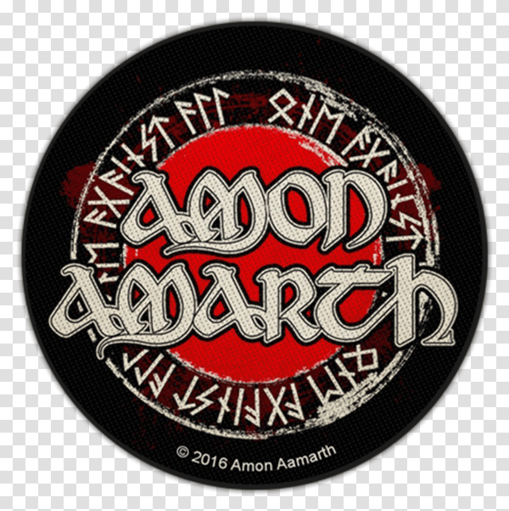Runes Patch By Amon Amarth Amon Amarth Logo, Label, Text, Symbol, Badge Transparent Png