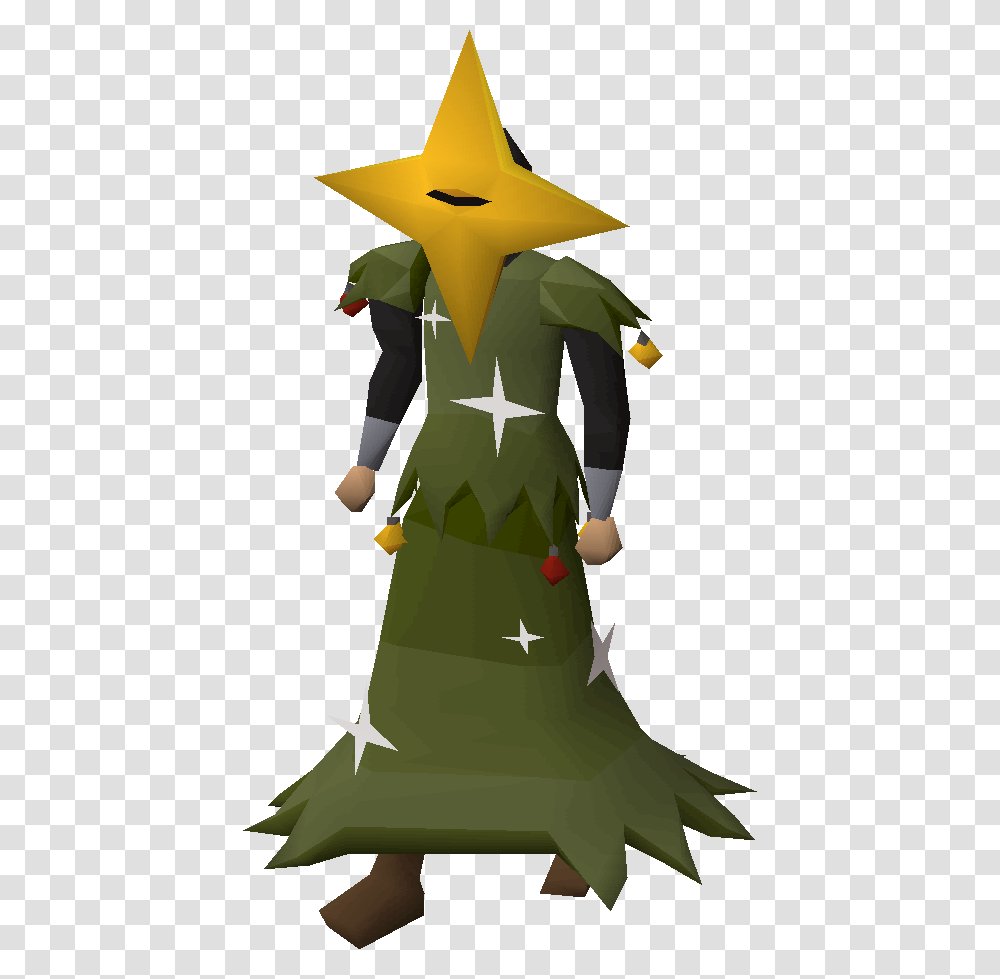 Runescape Christmas Tree Costume, Elf, Head, Sleeve Transparent Png