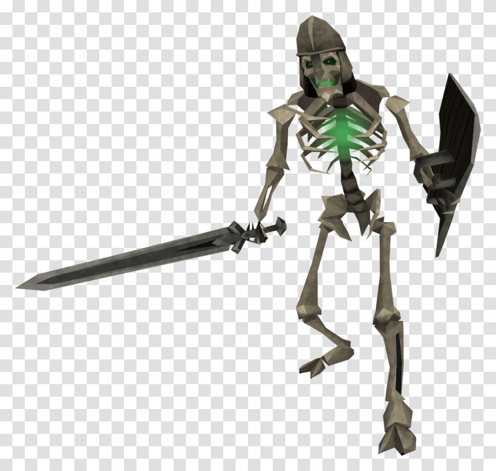Runescape Lvl 100 Skeleton, Toy, Person, Human, Bow Transparent Png
