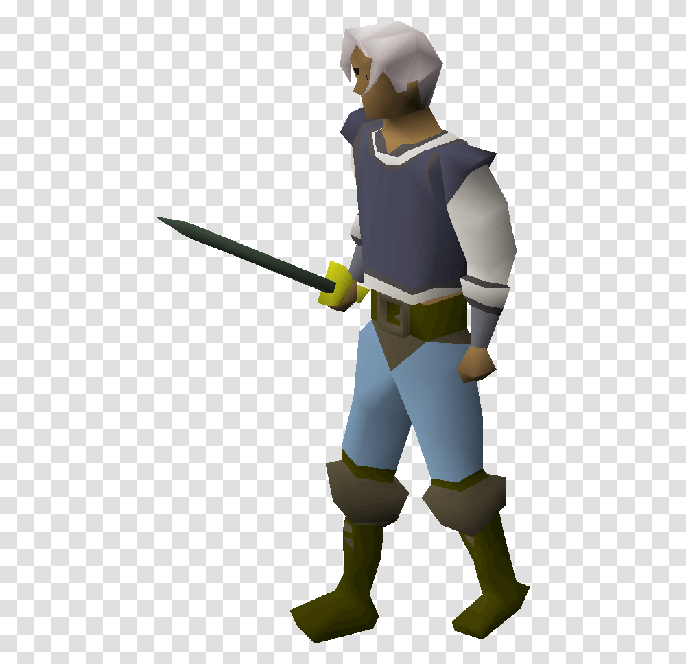 Runescape Mithril Longsword, Toy, Person, Ninja, People Transparent Png