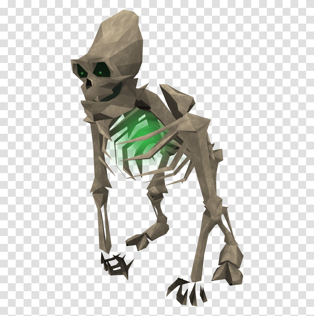 Runescape Skeleton, Animal, Origami, Paper Transparent Png