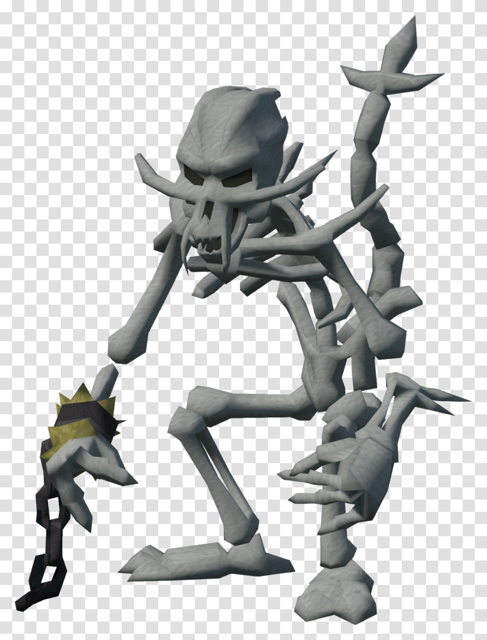 Runescape Skeleton Boss, Person, Human, Figurine Transparent Png