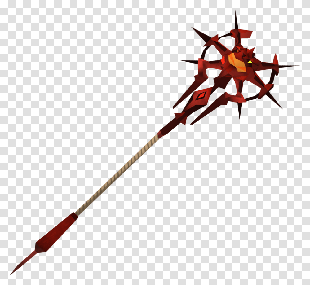 Runescape Staff Of Fire Magic Staff, Arrow, Weapon, Weaponry Transparent Png