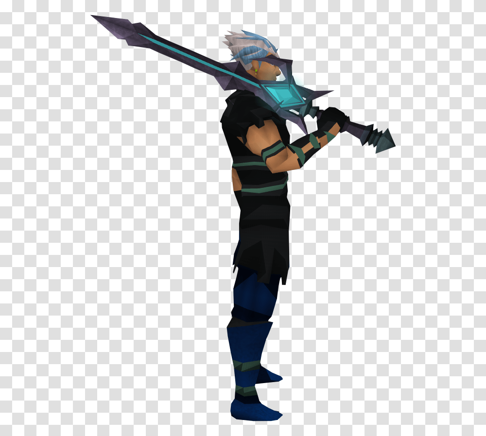 Runescape Starfury Sword, Person, Human, Ninja, Costume Transparent Png