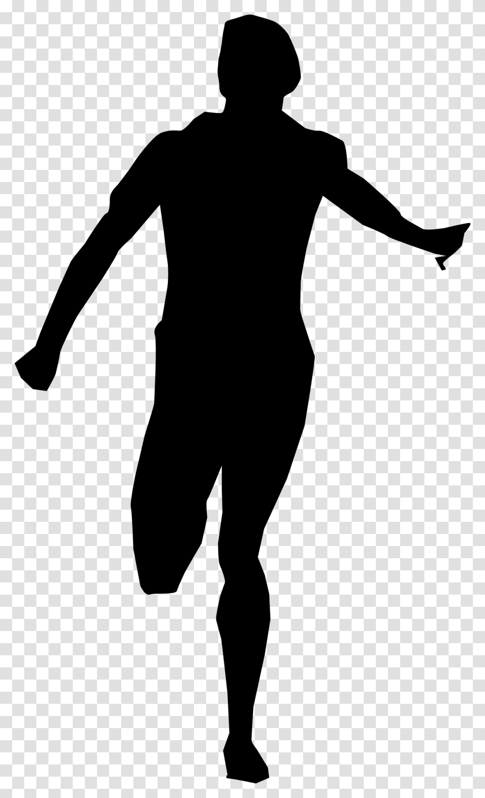 Runner Clip Art, Silhouette, Person, Human, Stencil Transparent Png