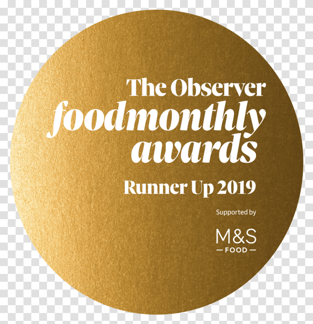 Runner Up Sm Observer Food Monthly Awards, Gold, Gold Medal, Trophy Transparent Png