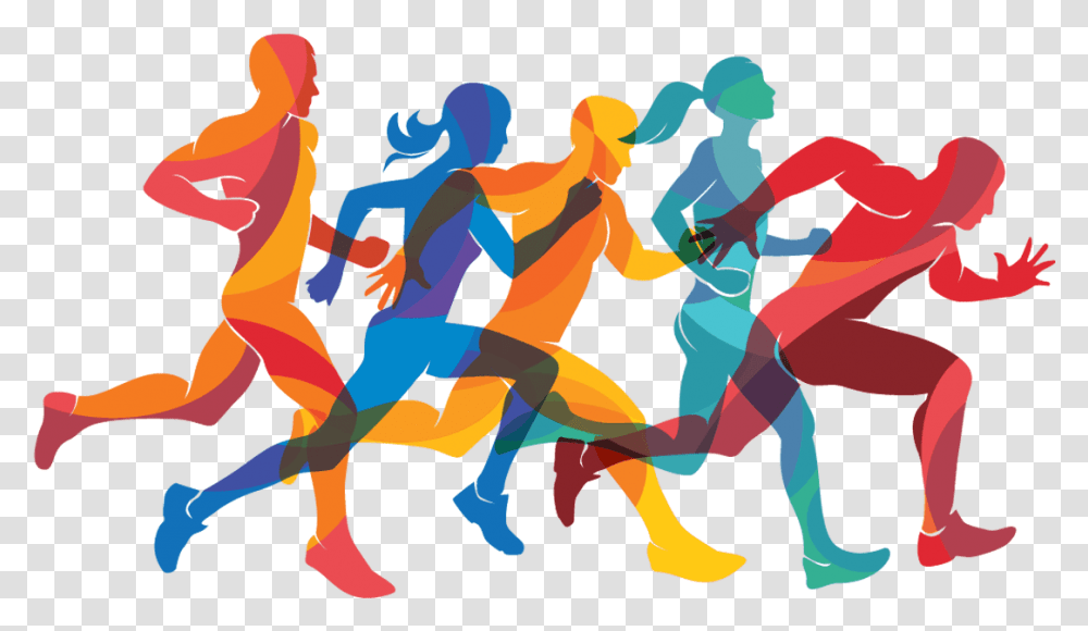 Runner Vector People Running, Person, Modern Art Transparent Png