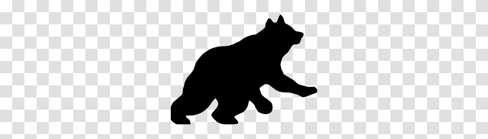 Running Bear Clip Art Cover Bear Bear Silhouette, Dog, Pet, Canine, Animal Transparent Png