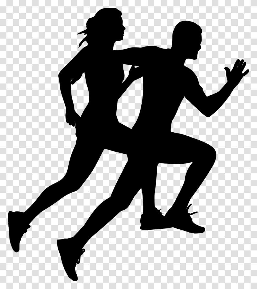 Running Clip Art Of Someone Running, Gray, World Of Warcraft Transparent Png
