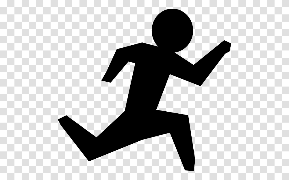 Running Clipart, Silhouette, Cross, Person Transparent Png