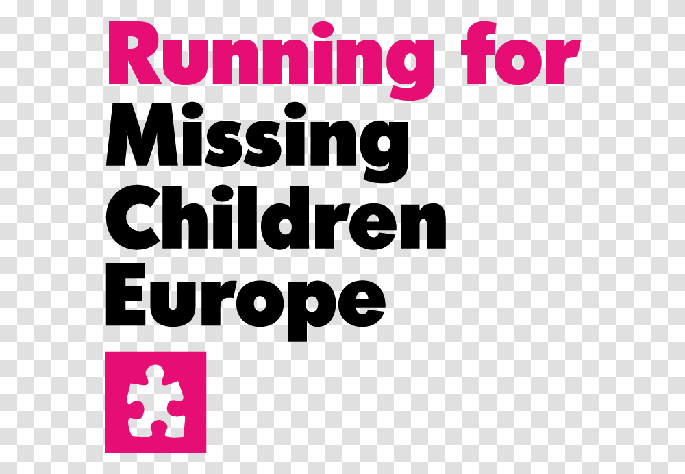 Running For Missing Children Europe Logo Missing Person, Trademark, First Aid Transparent Png