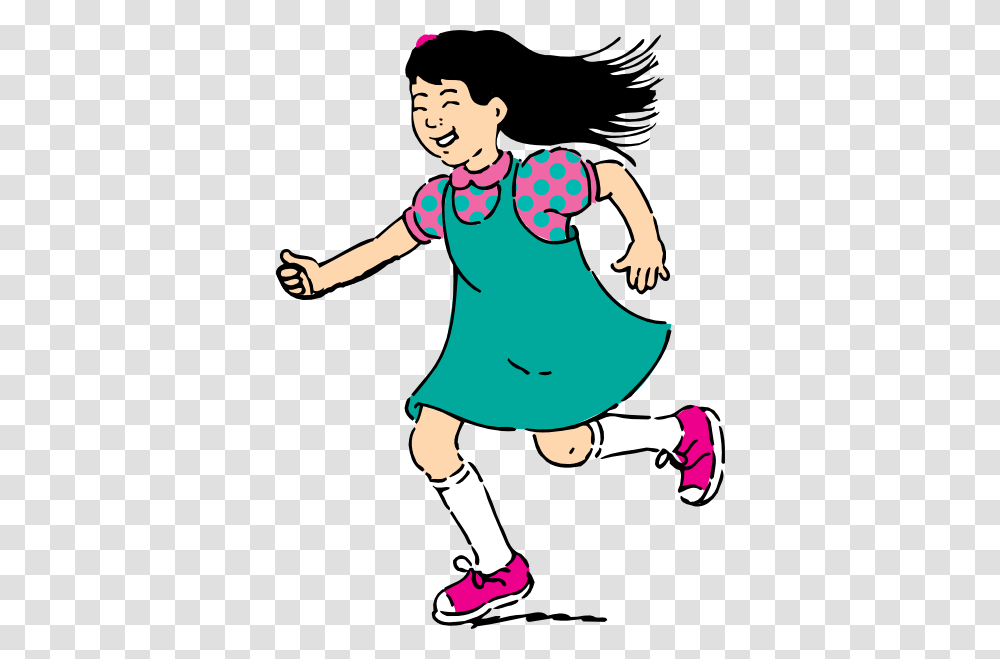 Running Girl Clip Art, Person, Costume, Sleeve Transparent Png