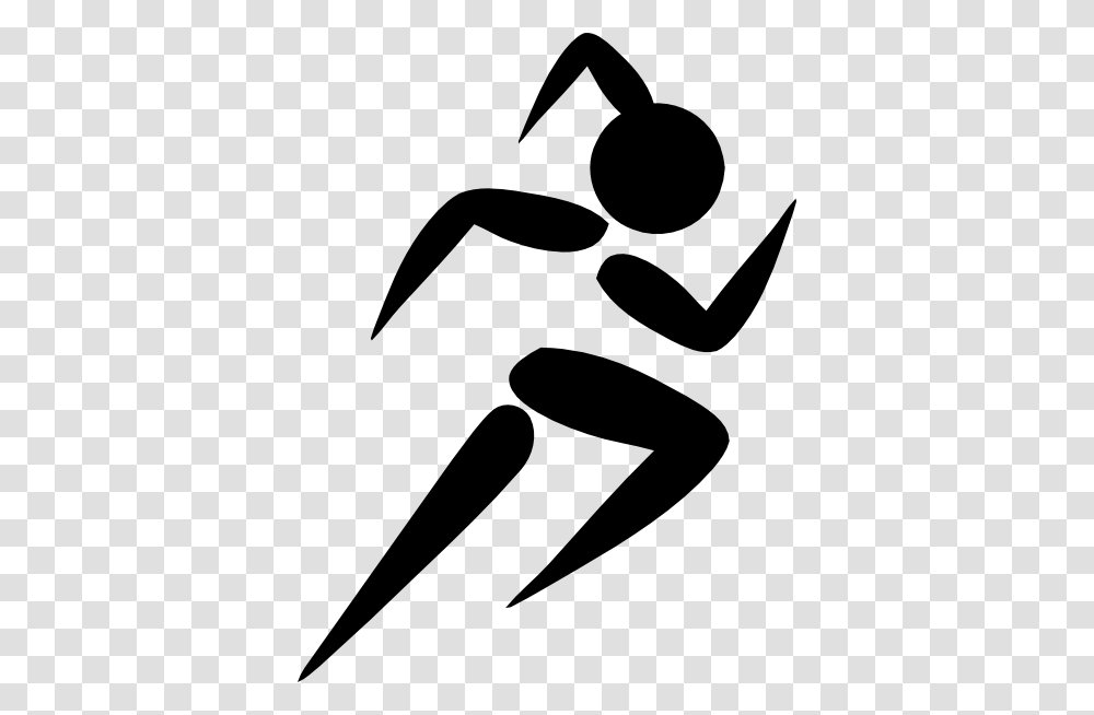 Running Girl Clipart Clip Art Images, Stencil, Hammer, Tool Transparent Png