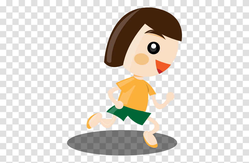Running Girl Large Size, Outdoors, Drawing, Nature Transparent Png