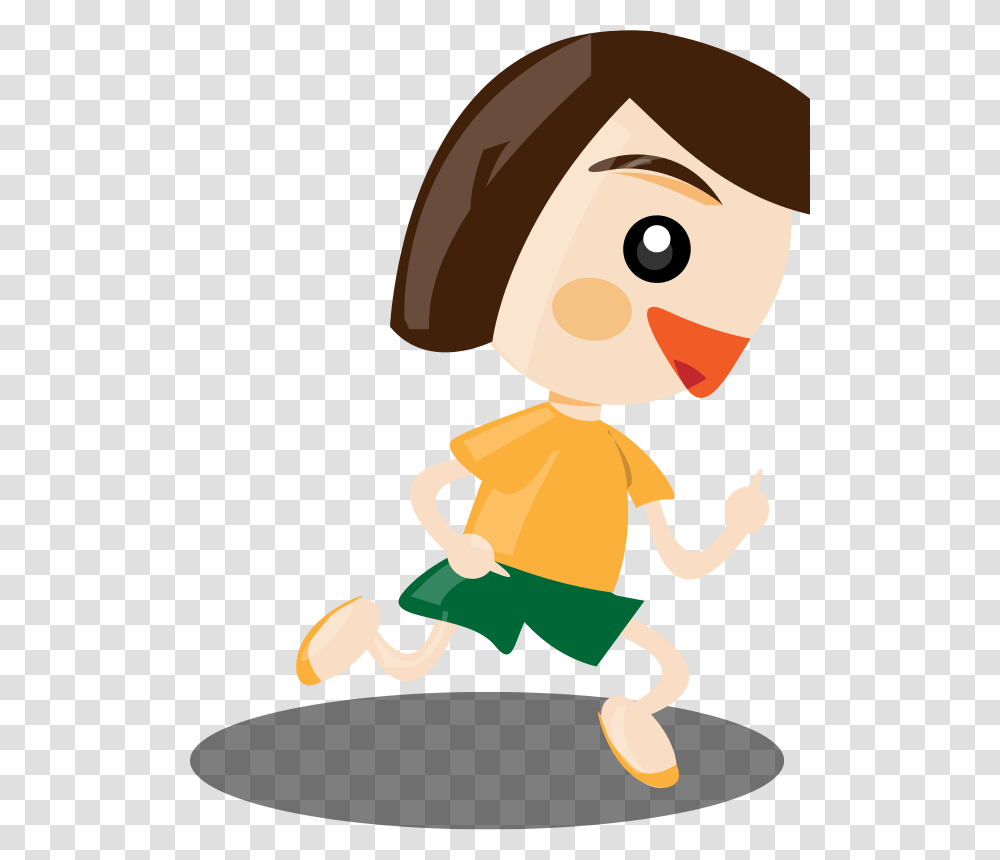 Running Girl, Person, Elf, Doll, Toy Transparent Png