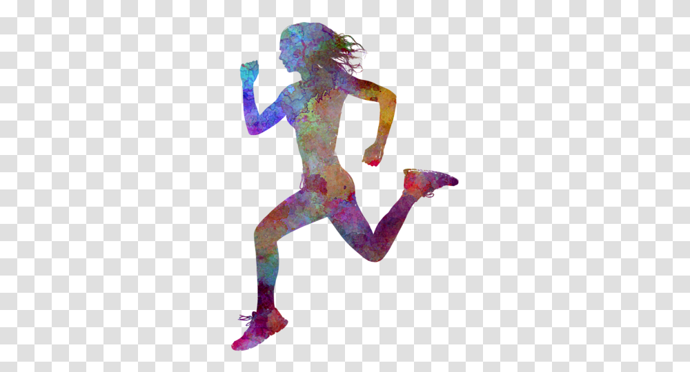 Running Girl Silhouette, Dance Pose, Leisure Activities, Person, Performer Transparent Png