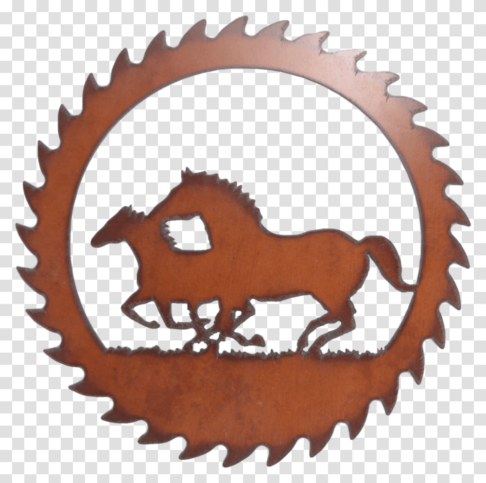 Running Horse Hss Slitting Saw Cutter, Logo, Trademark, Machine Transparent Png