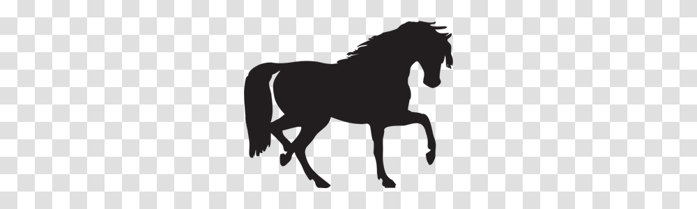 Running Horse Silhouette Clip Art Free, Mammal, Animal, Wolf, Statue Transparent Png