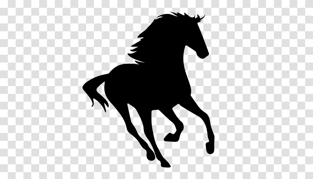 Running Horse Silhouette Vector, Stencil, Mammal, Animal, Person Transparent Png