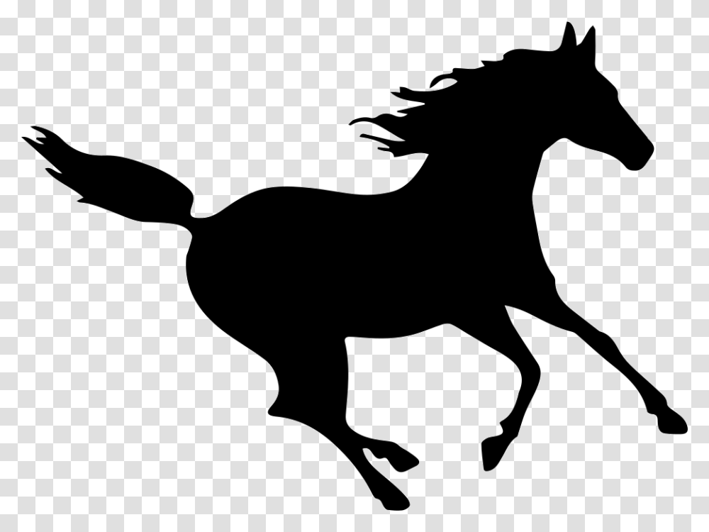 Running Horse Svg Free, Silhouette, Stencil, Mammal, Animal Transparent Png