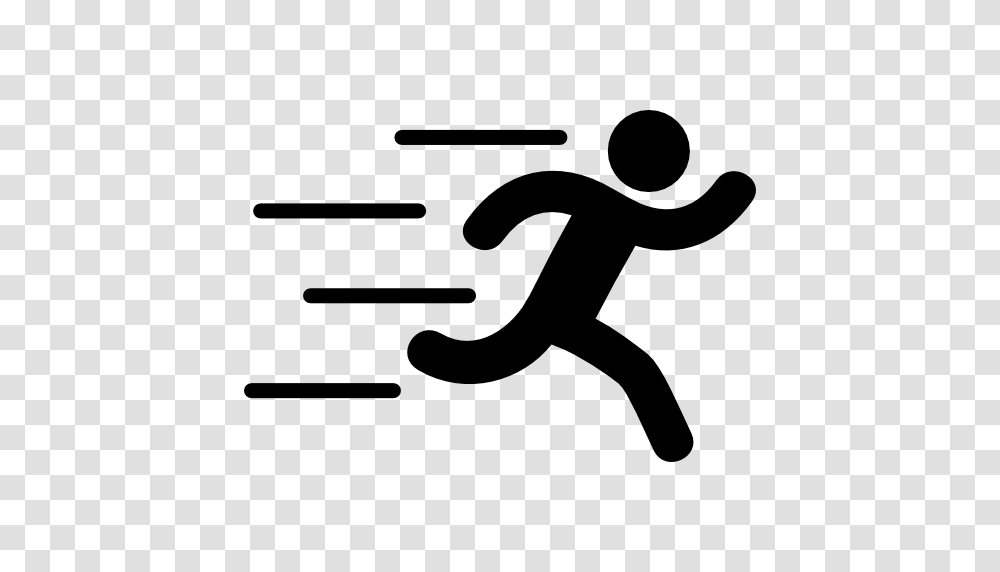 Running Icon, Hammer, Tool, Silhouette Transparent Png