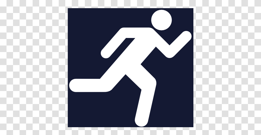 Running Icon Svg Clip Arts White Running Stick Man, Sign, Logo, Trademark Transparent Png
