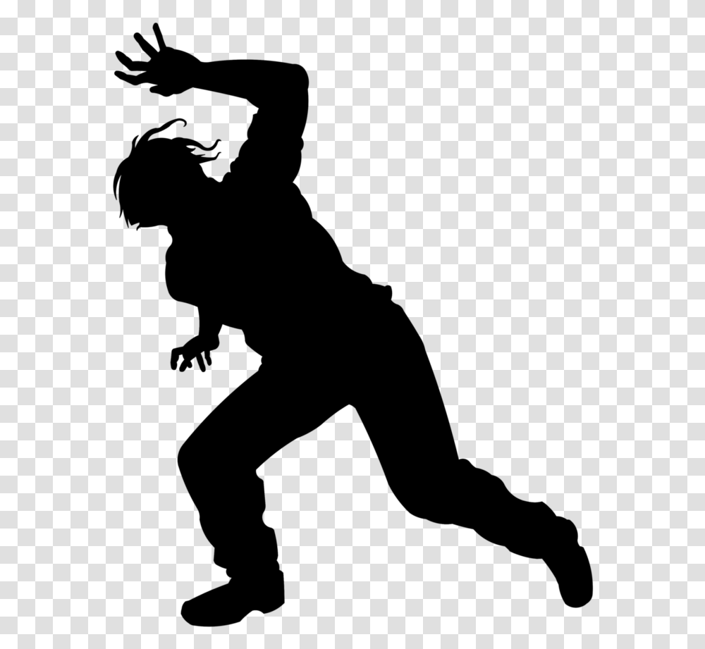 Running Man By Miraclepng Silhouette, Gray, World Of Warcraft Transparent Png