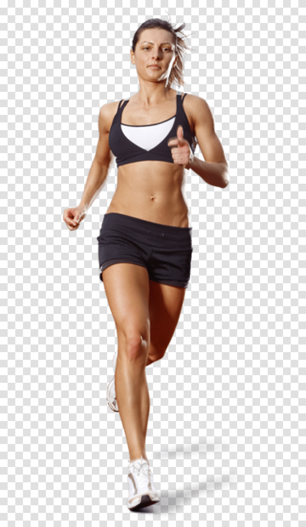 Running Man Free Girl Run, Shorts, Person, Fitness Transparent Png
