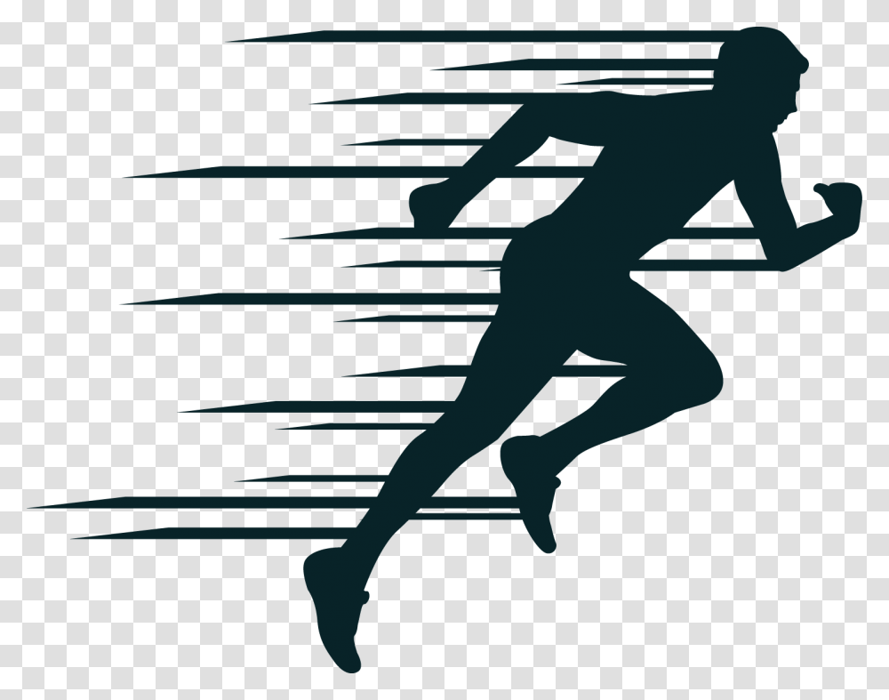 Running, Person, Silhouette, Water, Leisure Activities Transparent Png