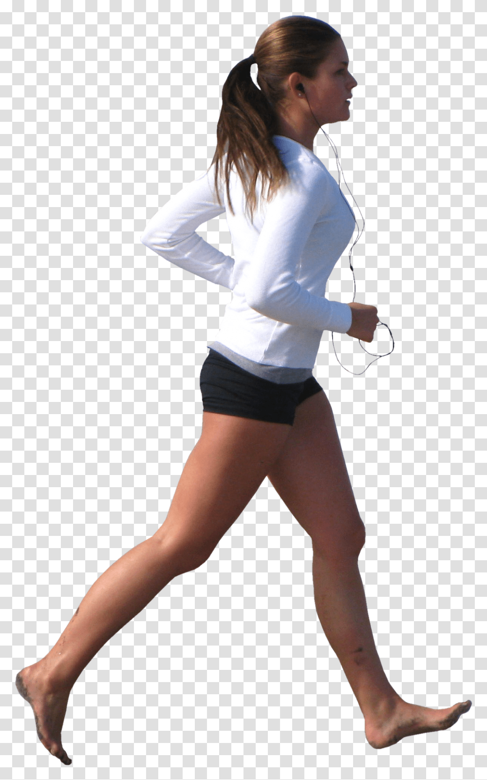 Running Pic People Running, Sleeve, Apparel, Long Sleeve Transparent Png
