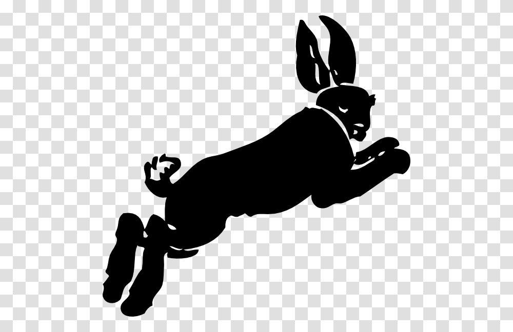 Running Rabbit Cartoon Runner Gif, Stencil, Person, Human, Rodent Transparent Png