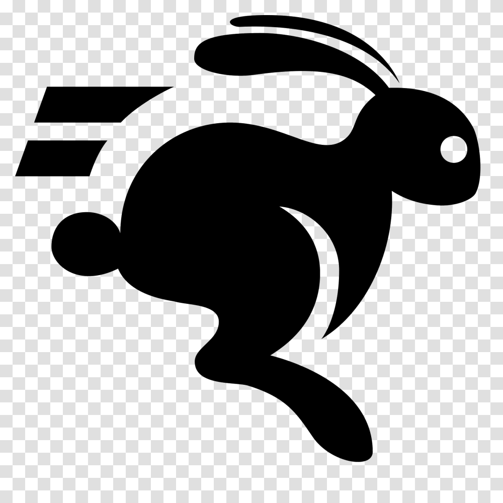 Running Rabbit Icon, Gray, World Of Warcraft Transparent Png
