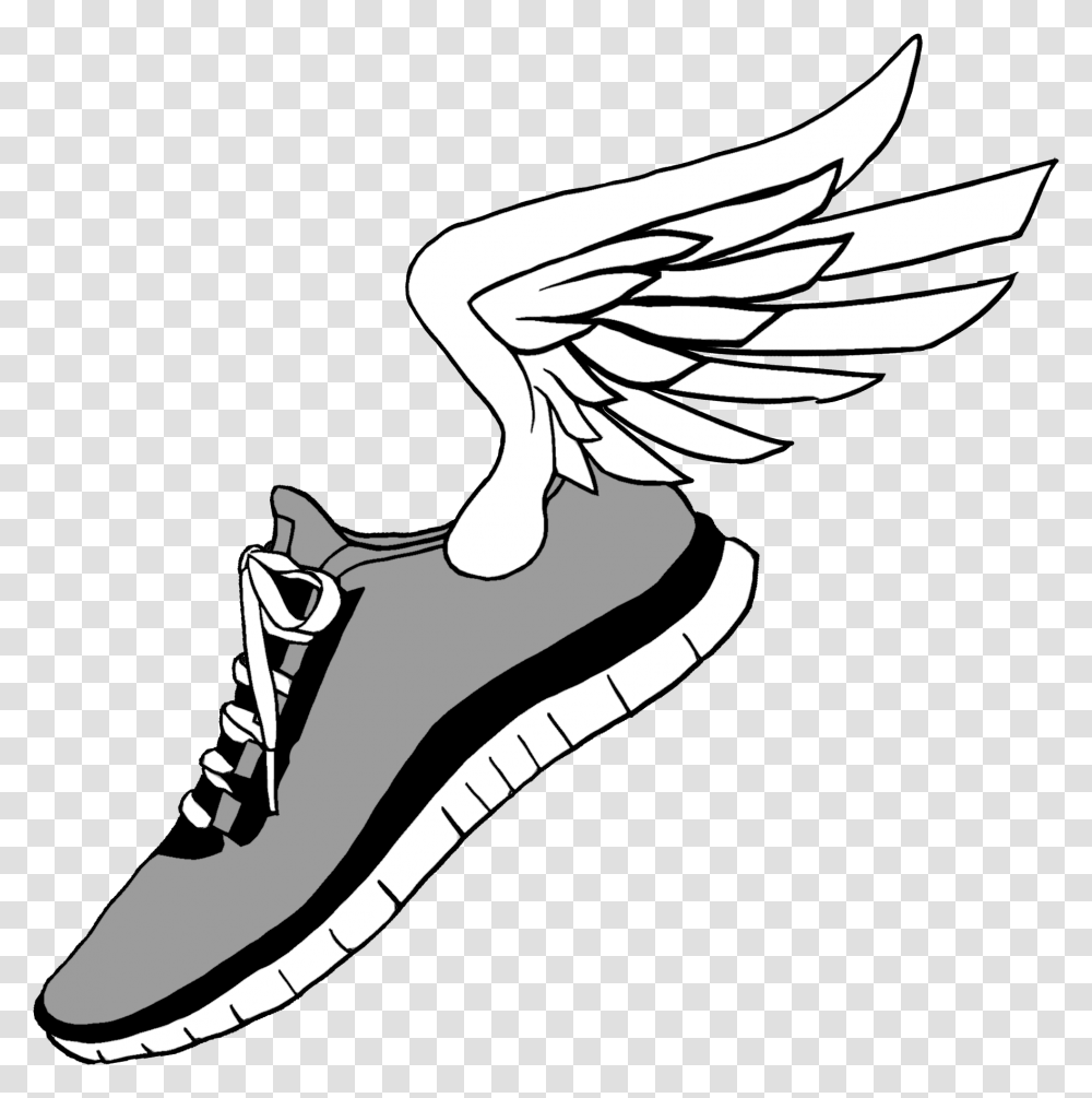 Running Shoes With Wings, Axe, Tool, Apparel Transparent Png