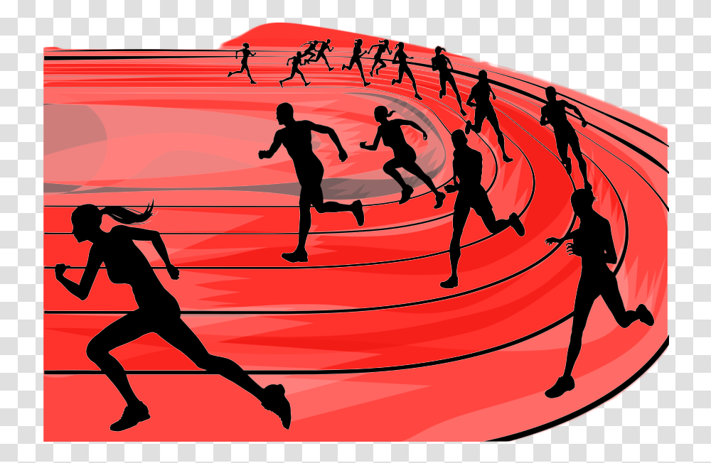 Running Track Runner Track And Field Clipart, Person, People, Sport, Hockey Transparent Png