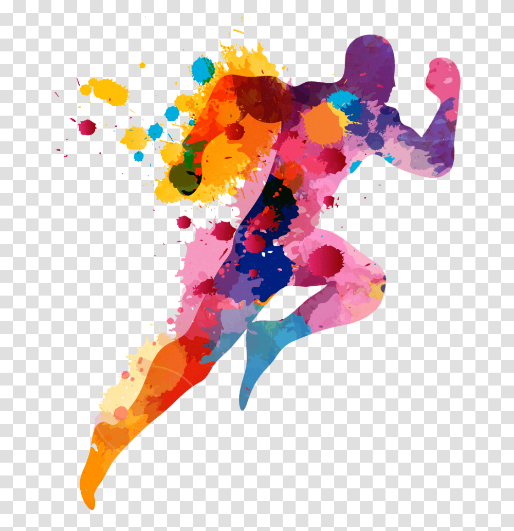 Running Vector Image Logo Design Physical Education Logo, Modern Art, Floral Design Transparent Png