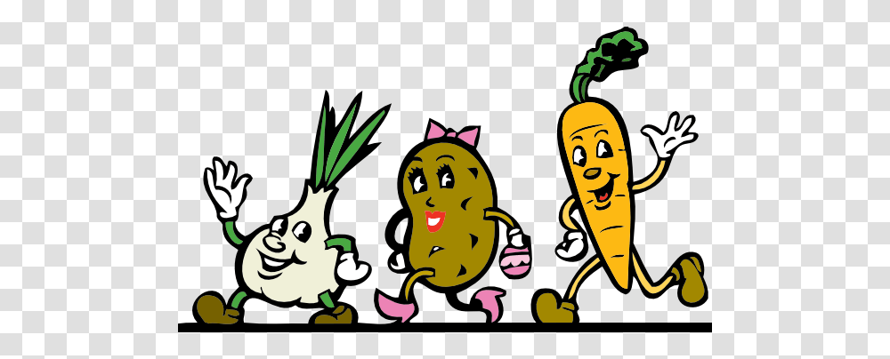 Running Vegetables In Color Clip Art For Web, Plant, Food, Produce, Carrot Transparent Png