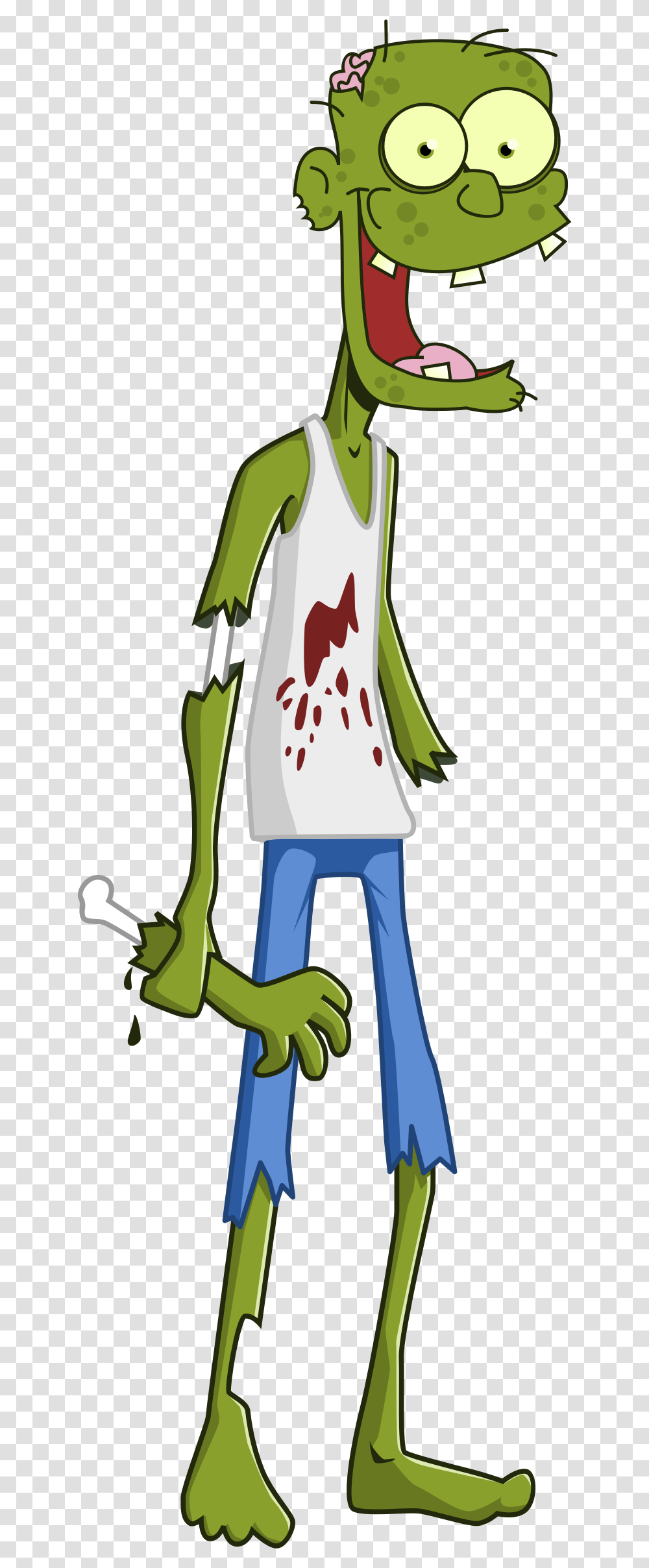 Running Zombie Clip Art Illustration With Simple Gradients All, Toy, Outdoors, Machine Transparent Png