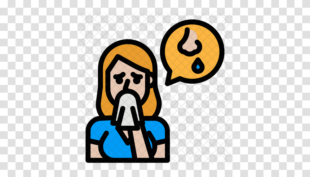 Runny Nose Icon Runnynose Icon, Poster, Advertisement, Pac Man Transparent Png