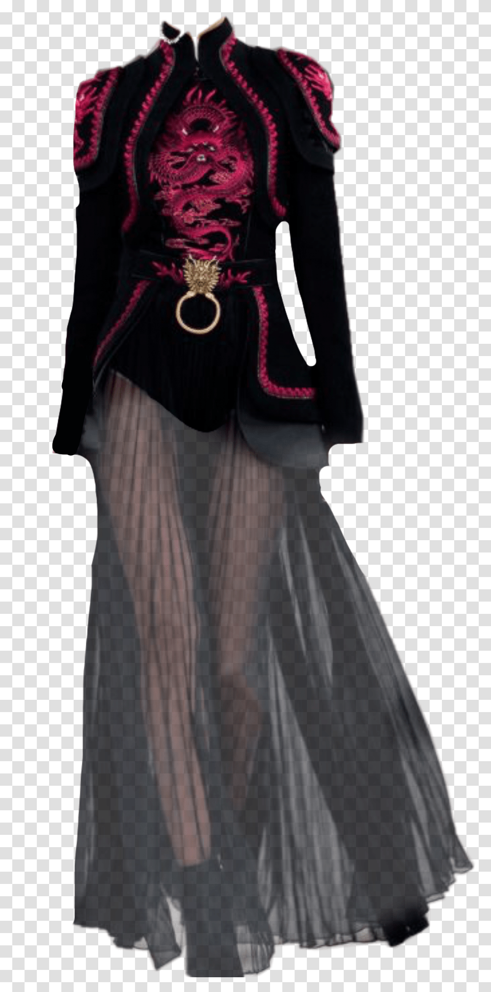 Runway Model Dress Outfit Dragon Pngfreetoedit Halloween Costume, Person, Fashion, Cloak Transparent Png