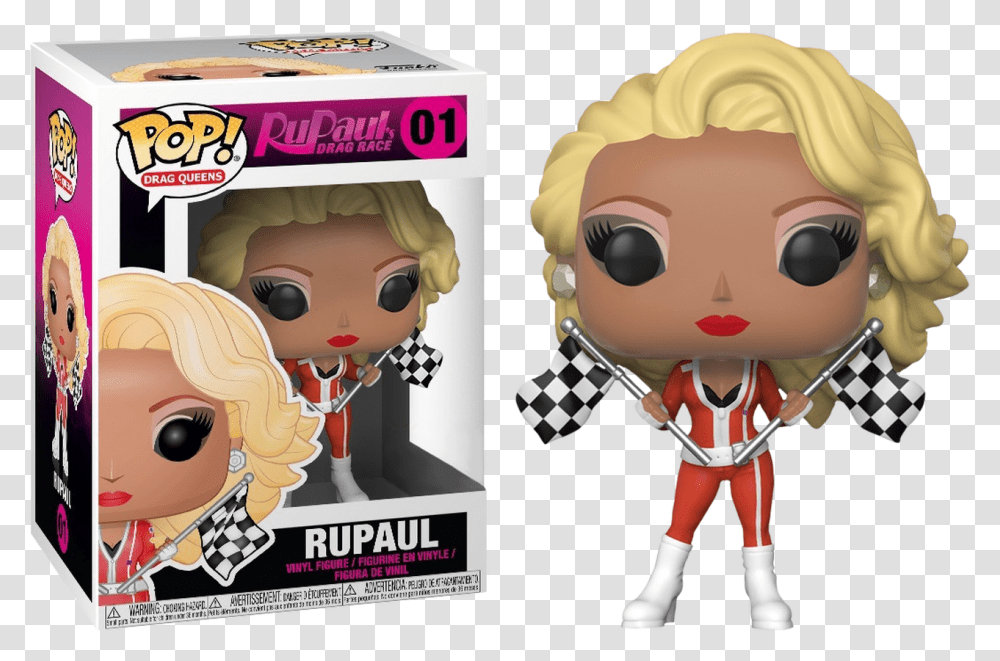 Rupaul Us Exclusive Pop Vinyl Figure Rupauls Drag Race Pops, Doll, Toy, Person, Human Transparent Png