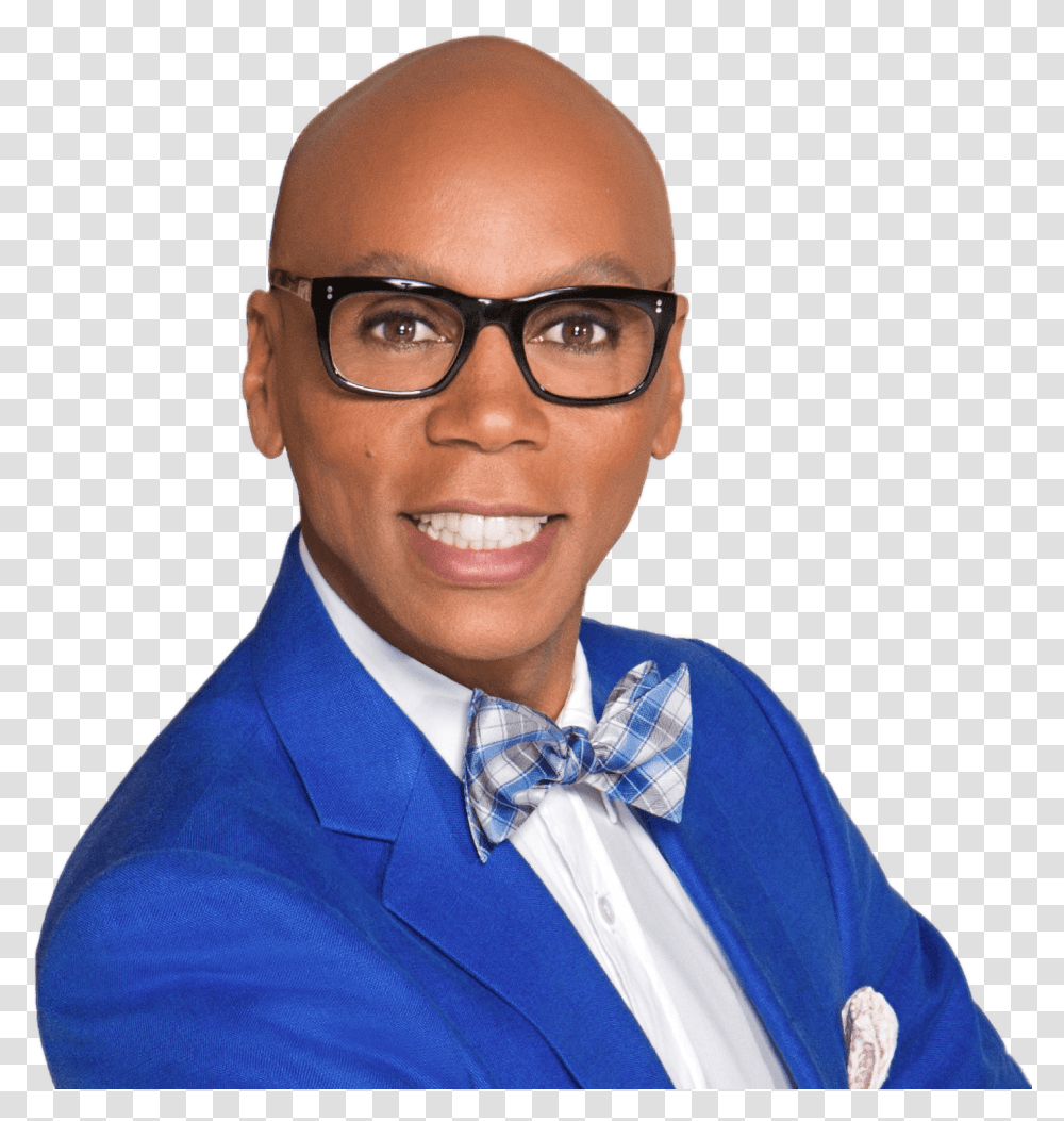 Rupaul Without Wig Rupaul Charles, Tie, Accessories, Person Transparent Png