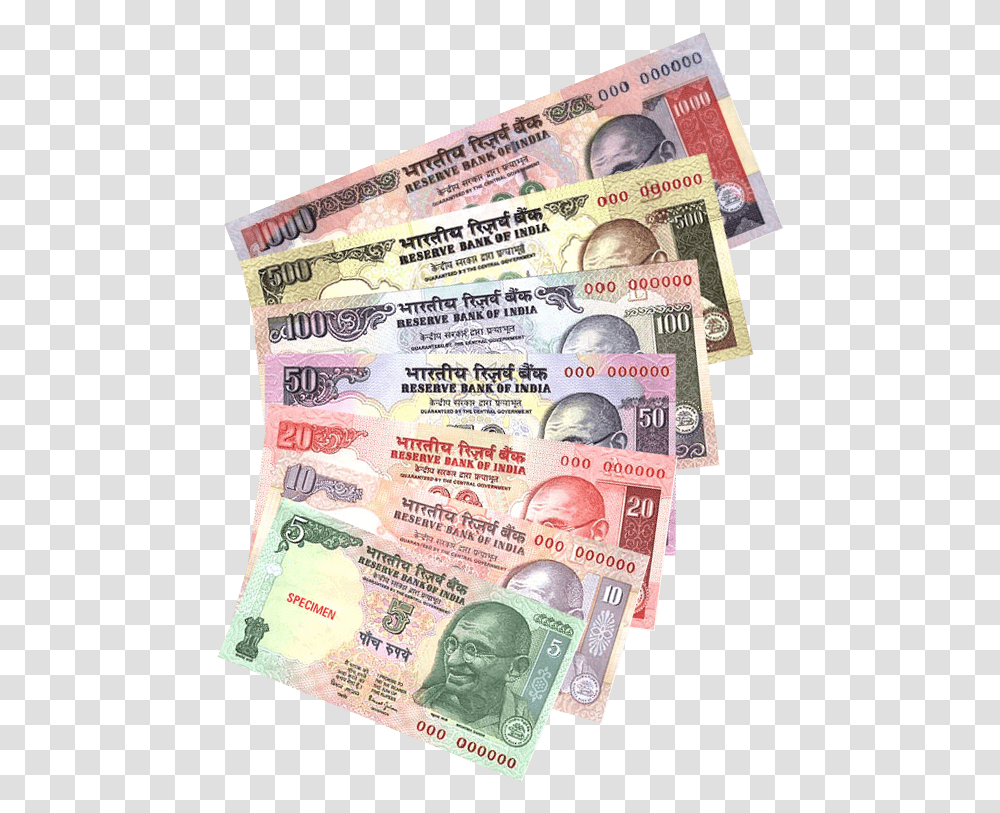 Rupee Notes New Notes Of India, Money, Dollar, Passport, Id Cards Transparent Png