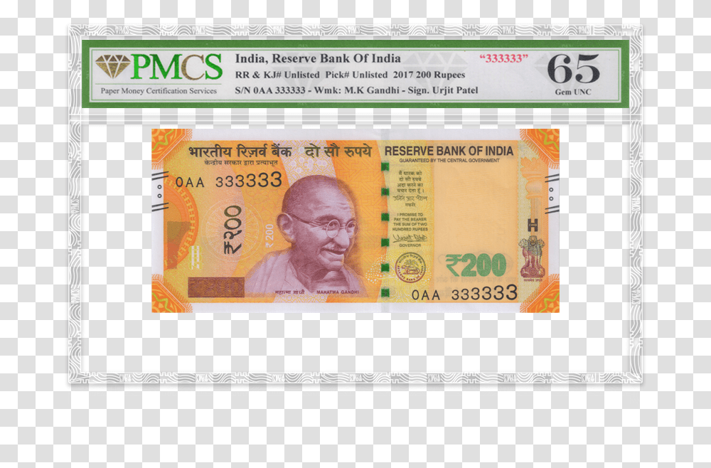 Rupees Note Front Side, Person, Human, Driving License Transparent Png