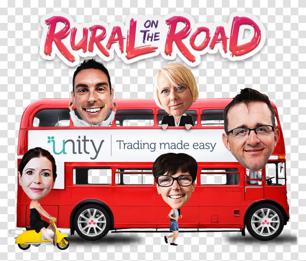 Rural On The Road Rural Insurance On The Road, Person, Head, Bus, Vehicle Transparent Png