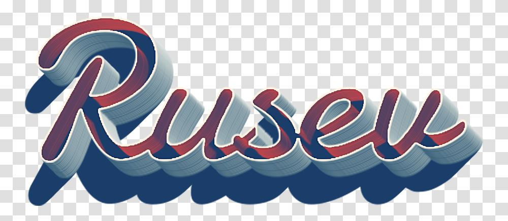 Rusev 3d Letter Name Graphic Design, Ball, Sport, Sports Transparent Png